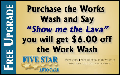 Upgrade to a Works Wash for Free!